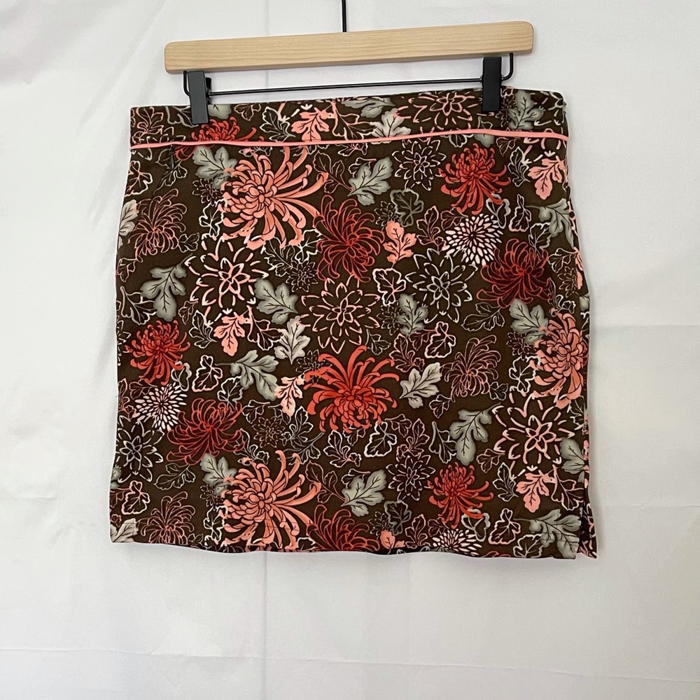 Tehama Floral Golf Skort Size 10
